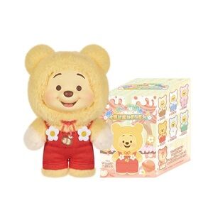 TOP TOY X Disney: Winnie The Pooh "Candy Bear" Series Plush Keychain Blind Box